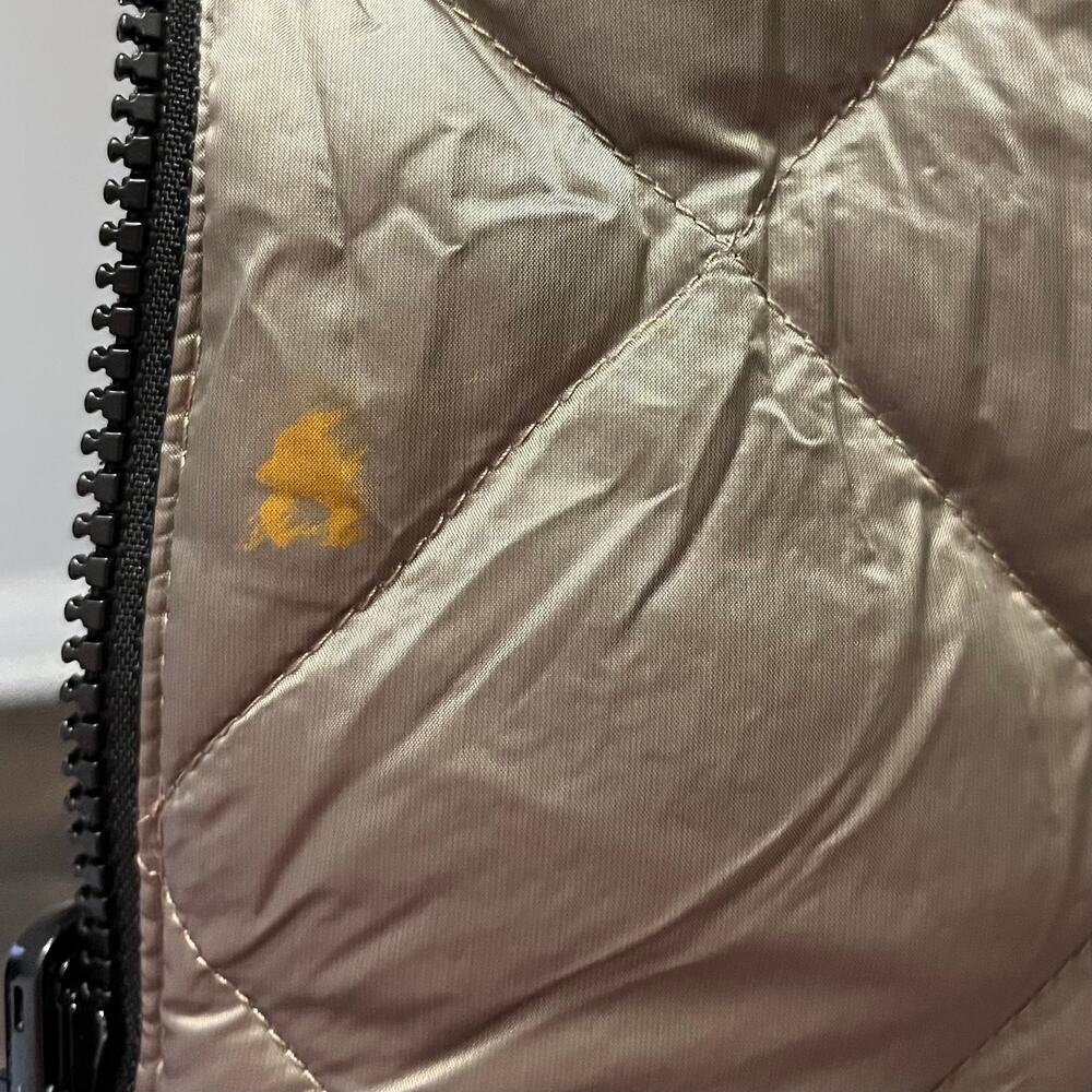 Lululemon The Fluffiest Puffer Vest 6 Cashew Coast Camo Butter Reversible Down - Picture 12 of 15